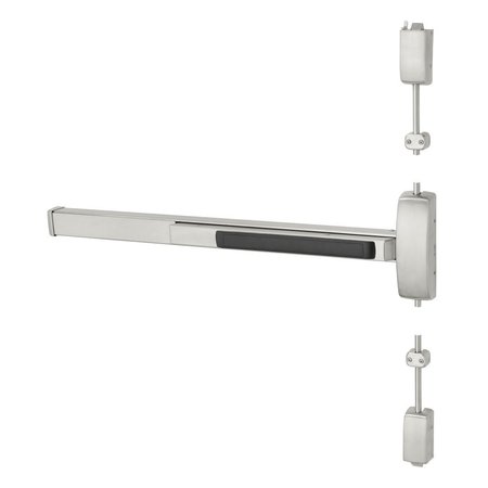SARGENT Grade 1 Surface Vertical Rod Exit Device, Wide Stile Pushpad, 42-in Device, 120-in Door Height, Clas 56-8713J LHR 32D